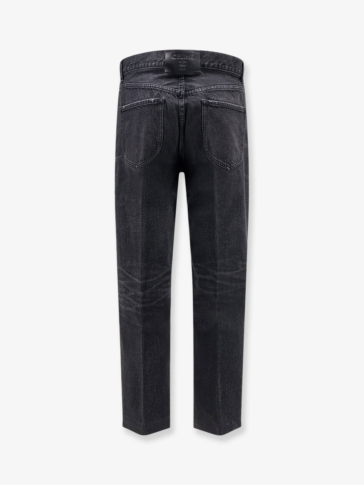 Celine Men's Boyfriend Black Denim Jeans Black, view 2