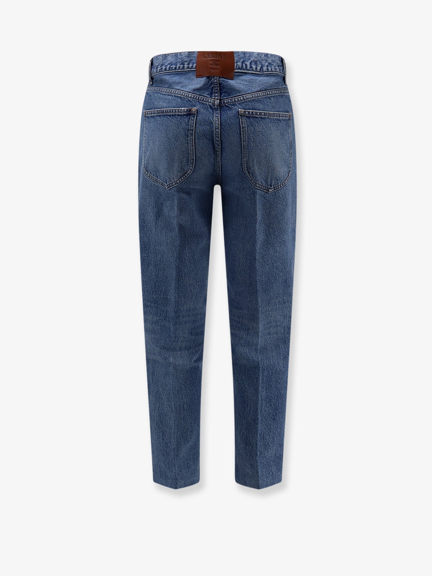 Celine Men's Boyfriend Cotton Jeans Blue