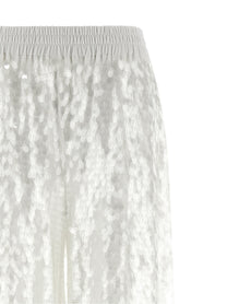 Norma Kamali Boyfriend Elephant Pants White, view 3