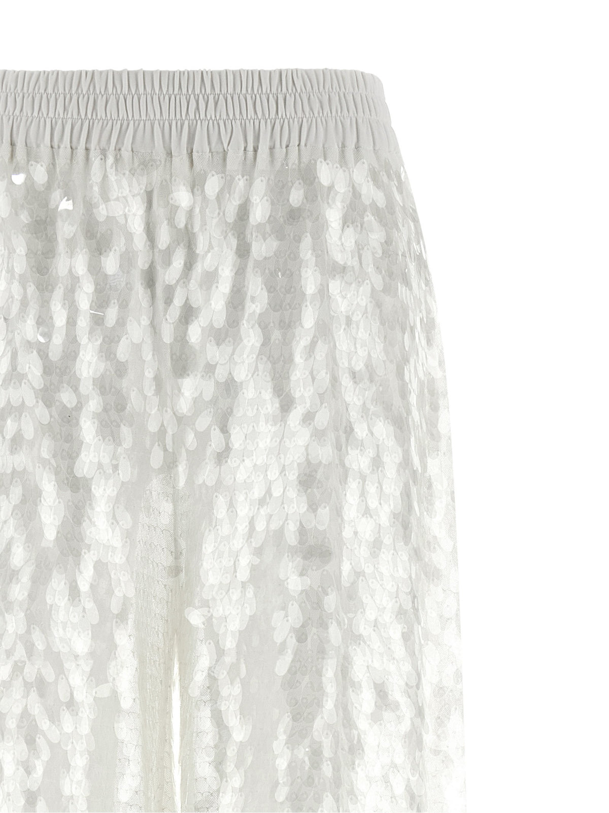 Norma Kamali Boyfriend Elephant Pants White, view 3