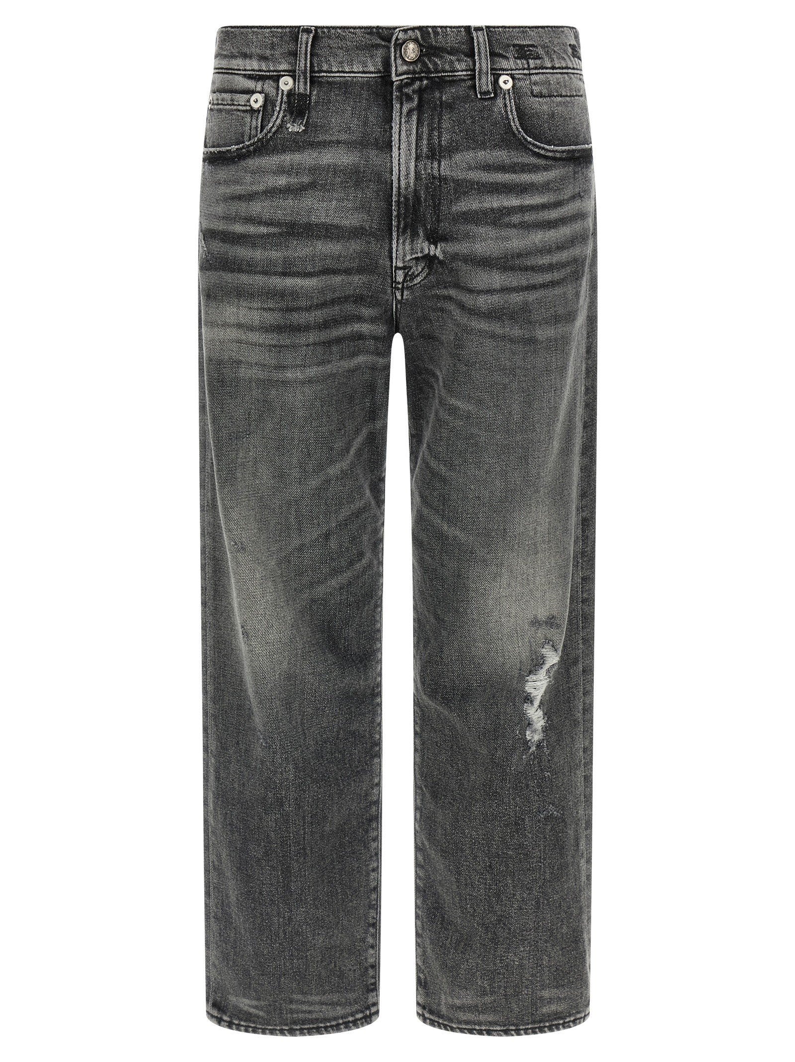 R13 Boyfriend Jeans Grey