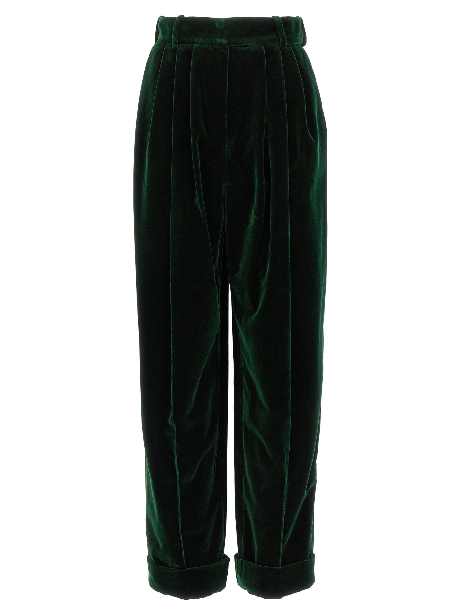 Alexandre Vauthier Boyfriend Pants Green