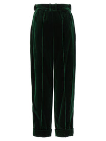 Alexandre Vauthier Boyfriend Pants Green