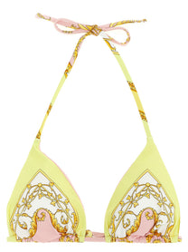 Versace Bra Barocco Print Gold