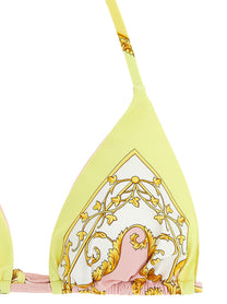 Versace Bra Barocco Print Gold