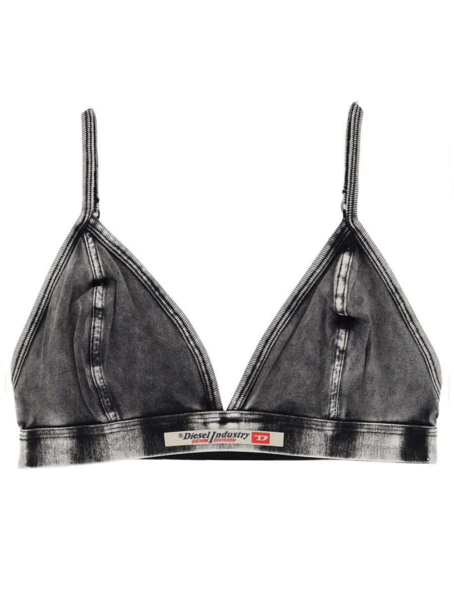 Diesel Women's Bra Scilla Dnm Grey