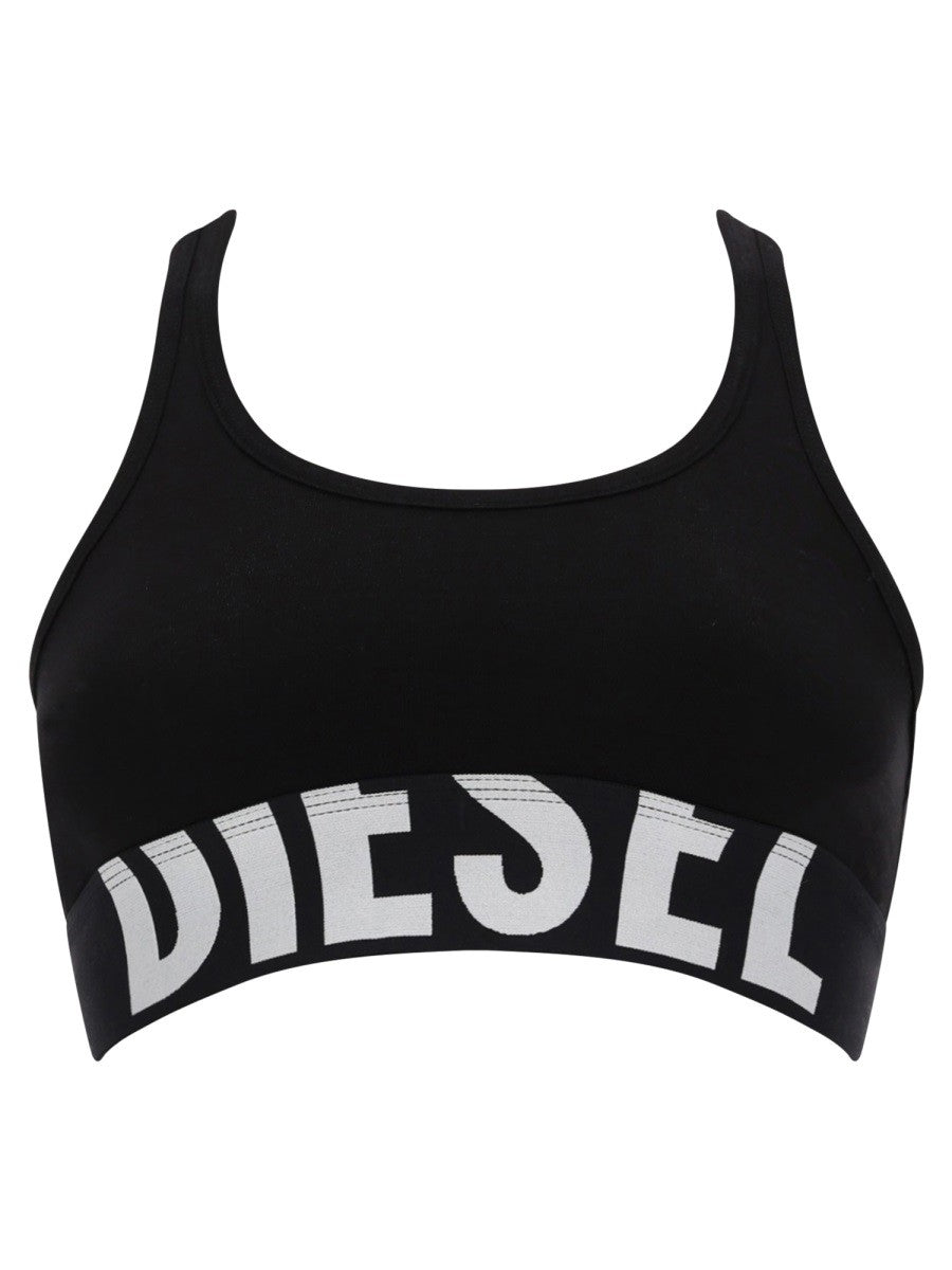 Diesel Women's Bra Ufsb Cotton Race Black