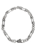 Saint Laurent Men's Chain Bracelet with Moschettone Silver