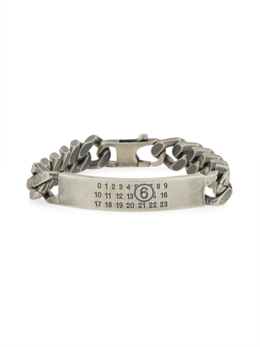 MM6 Maison Margiela Women's Bracciale Catena Silver