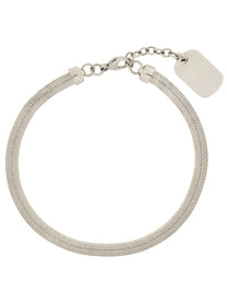 Saint Laurent Men's Bracciale Catena Silver