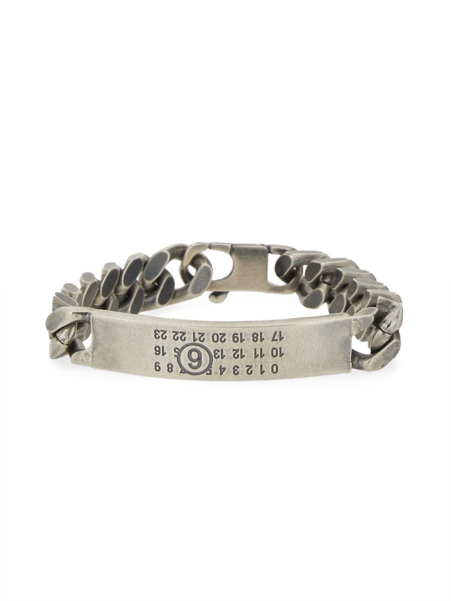 MM6 Maison Margiela Women's Bracciale Catena Silver