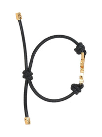 Saint Laurent Women's Bracciale Cassandre in Pelle Black