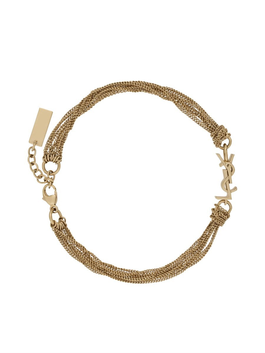 Saint Laurent Women's Bracciale Cassandre Gold