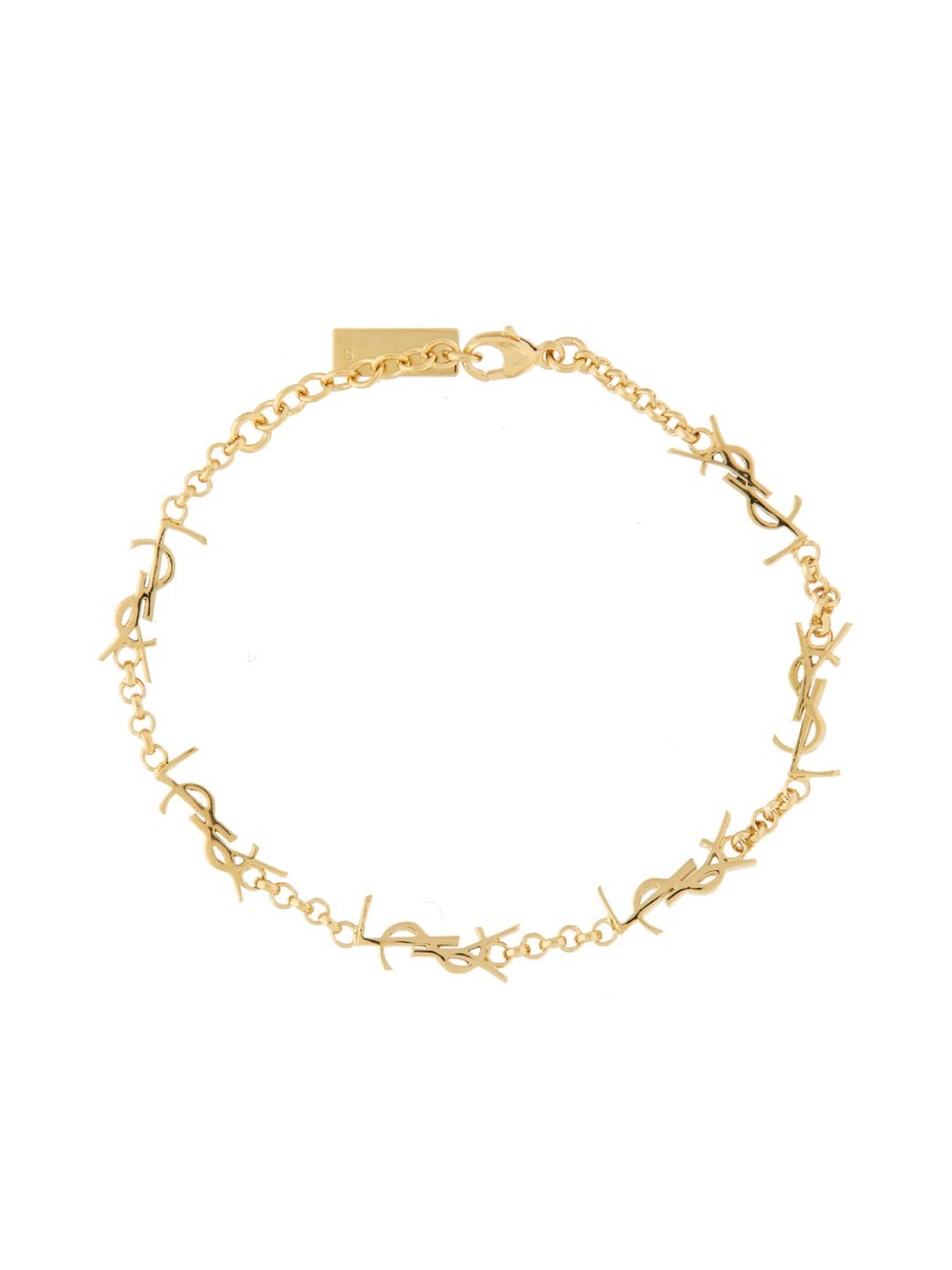 Saint Laurent Women's Cassandre Bracelet Gold, view 2