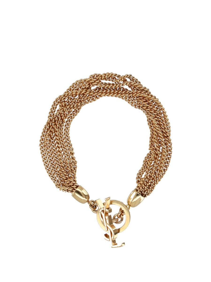 Saint Laurent Women's Bracciale Cassandre Gold