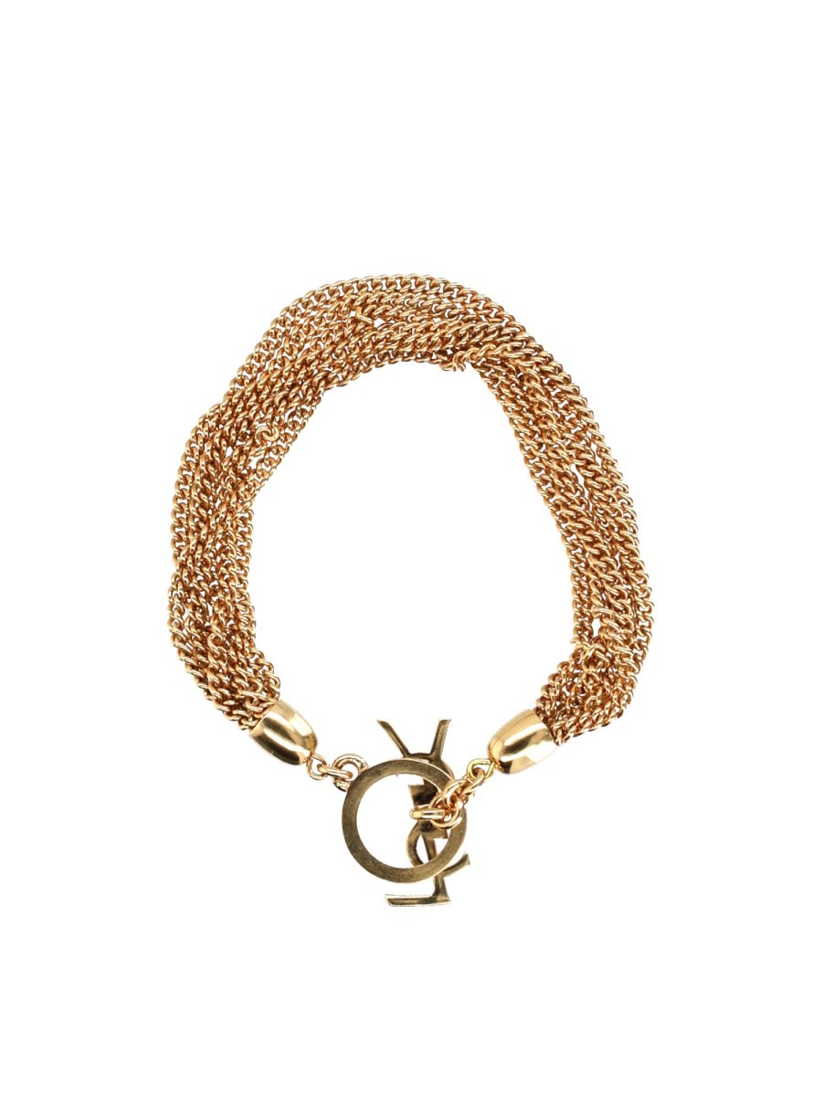 Saint Laurent Women's Bracciale Cassandre Gold