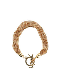 Saint Laurent Women's Bracciale Cassandre Gold
