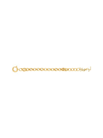 Saint Laurent Women's Bracelet with Ciondolo Cassandre Gold, view 2