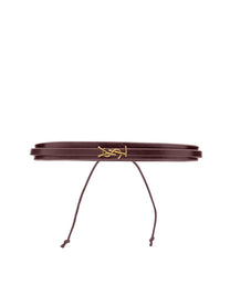 Saint Laurent Women's Bracciale Con Cassandre Red