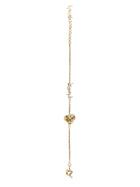 Saint Laurent Women's Heart Cassandre Bracelet Gold