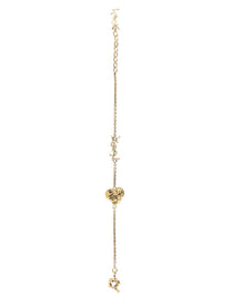 Saint Laurent Women's Heart Cassandre Bracelet Gold