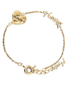 Saint Laurent Women's Heart Cassandre Bracelet Gold