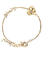 Saint Laurent Women's Heart Cassandre Bracelet Gold