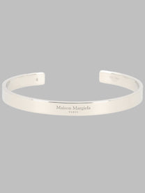 Maison Margiela Unisex Bracciale Manchette Plat Con Silver