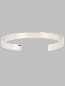 Maison Margiela Unisex Bracciale Manchette Plat Con Silver