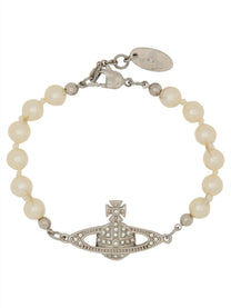 Vivienne Westwood Women's Bracciale Mini Bas Relief Silver