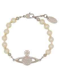 Vivienne Westwood Women's Bracciale Mini Bas Relief Silver