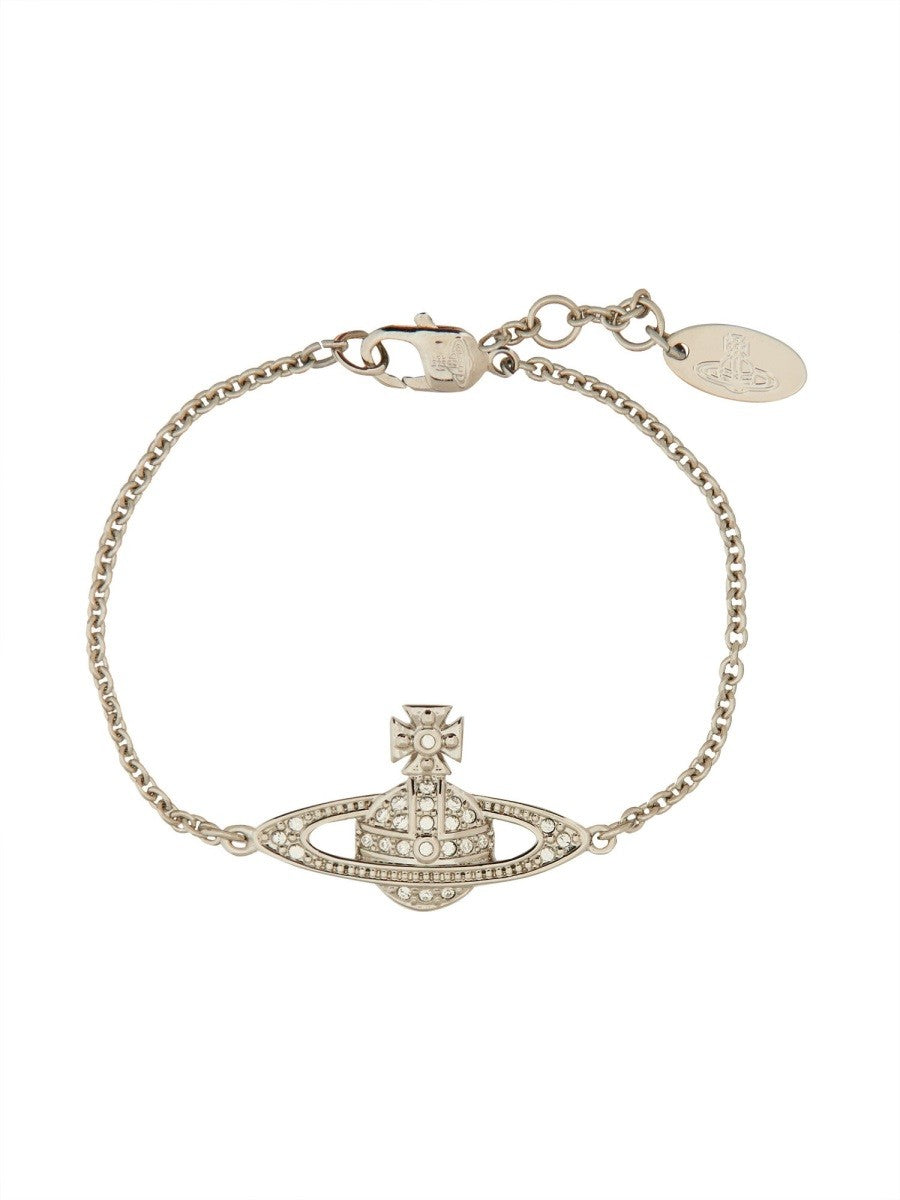 Vivienne Westwood Women's Mini Bas Relief Bracelet Silver
