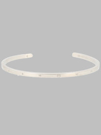 Maison Margiela Unisex Bracciale Numeric Silver