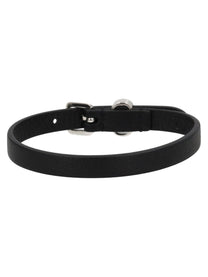 Valentino Men's Bracciale Ovalette in Pelle Black