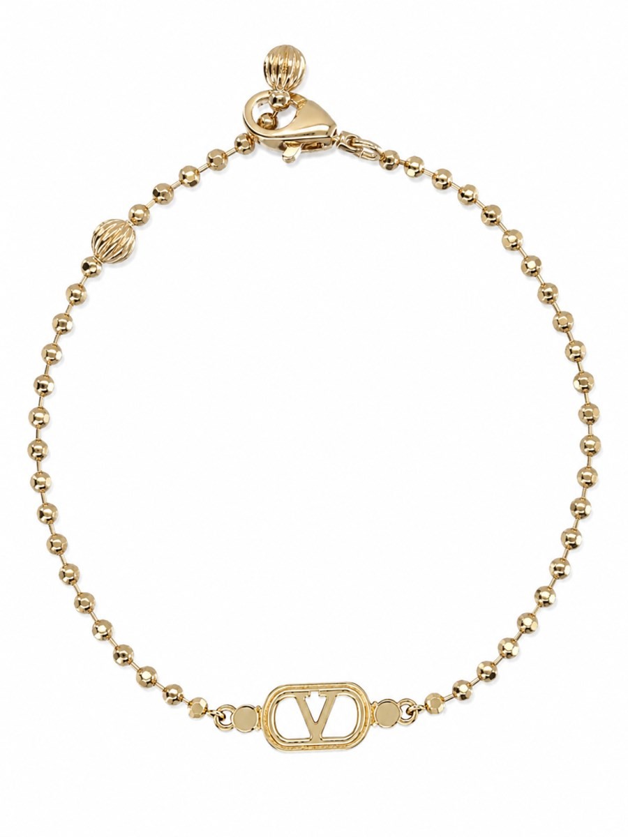Valentino Women's Bracciale Ovalette Gold