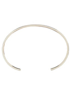 MM6 Maison Margiela Women's Rigido Bracelet with Numeric Minimal Signature Silver, view 3