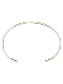 MM6 Maison Margiela Women's Bracciale Rigido Con Numeric Signature Silver