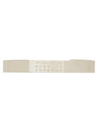 MM6 Maison Margiela Women's Rigido Bracelet with Numeric Minimal Signature Silver