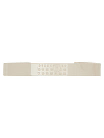 MM6 Maison Margiela Women's Bracciale Rigido Con Numeric Signature Silver
