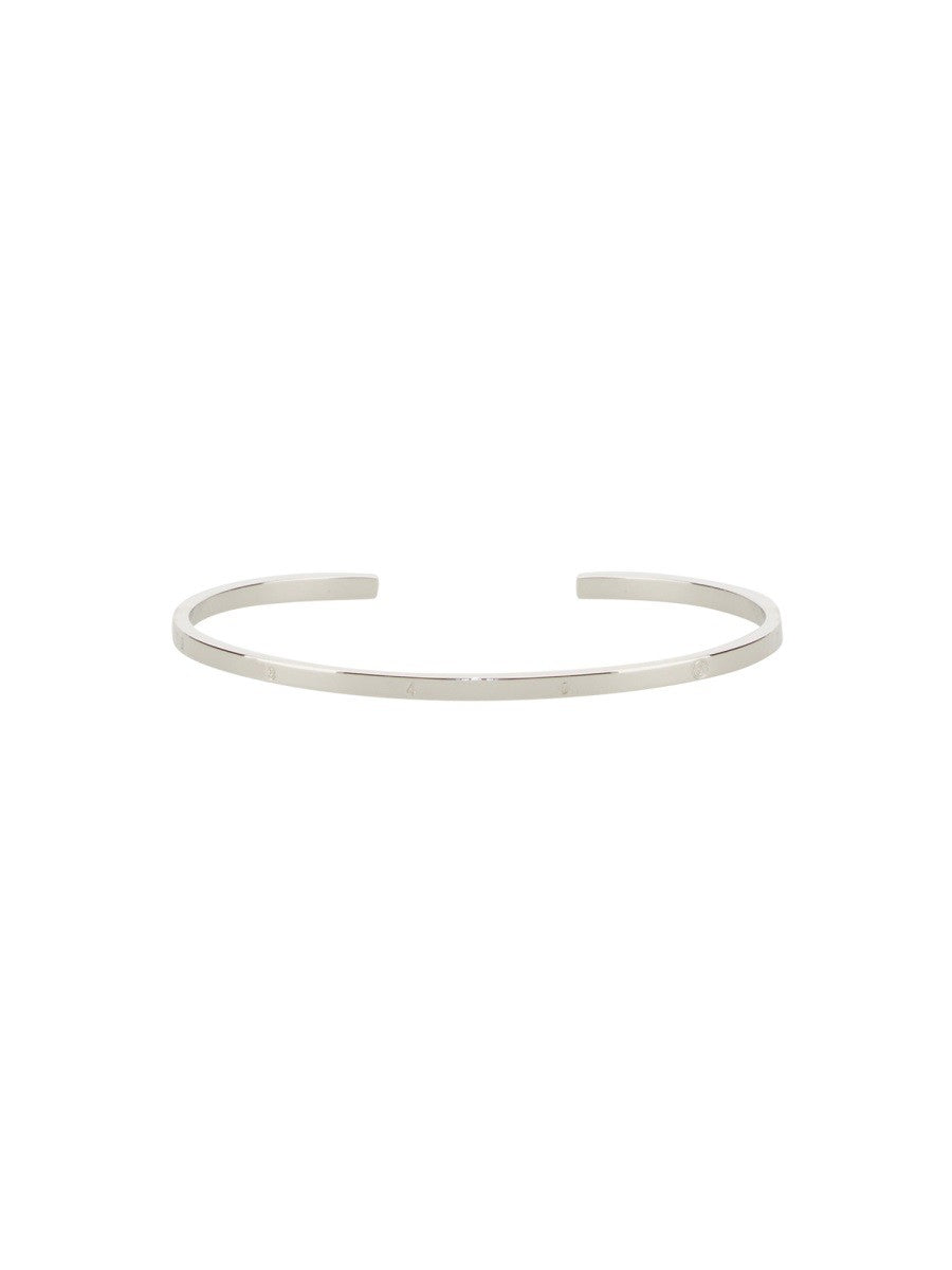 MM6 Maison Margiela Women's Bracciale Rigido Silver