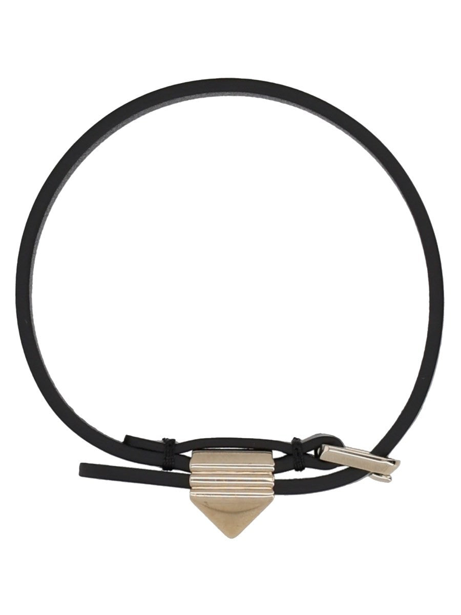 Valentino Women's Bracciale Rockstud in Pelle Black