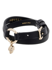 Alexander McQueen Women's Bracciale Skull Black