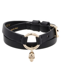 Alexander McQueen Women's Bracciale Skull Black