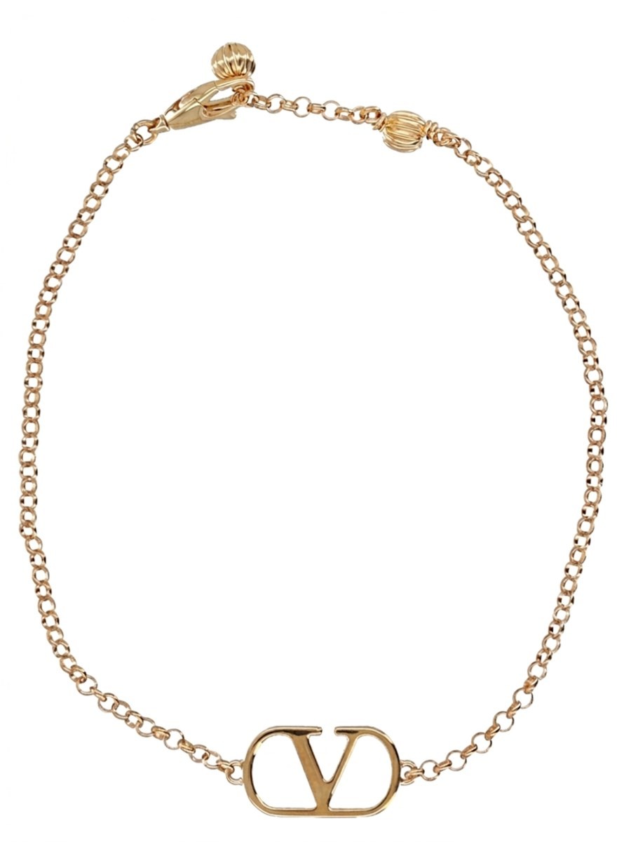 Valentino Women's Bracciale Vlogo Signature Gold