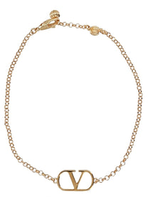 Valentino Women's Bracciale Vlogo Signature Gold