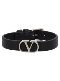 Valentino Men's Bracciale Vlogo Signature Black