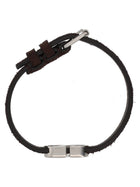 Valentino Men's Vlogo Signature Bracelet Brown, view 3