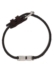 Valentino Men's Bracciale Vlogo Signature Brown