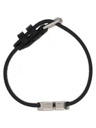 Valentino Men's Vlogo Signature Bracelet Black, view 3