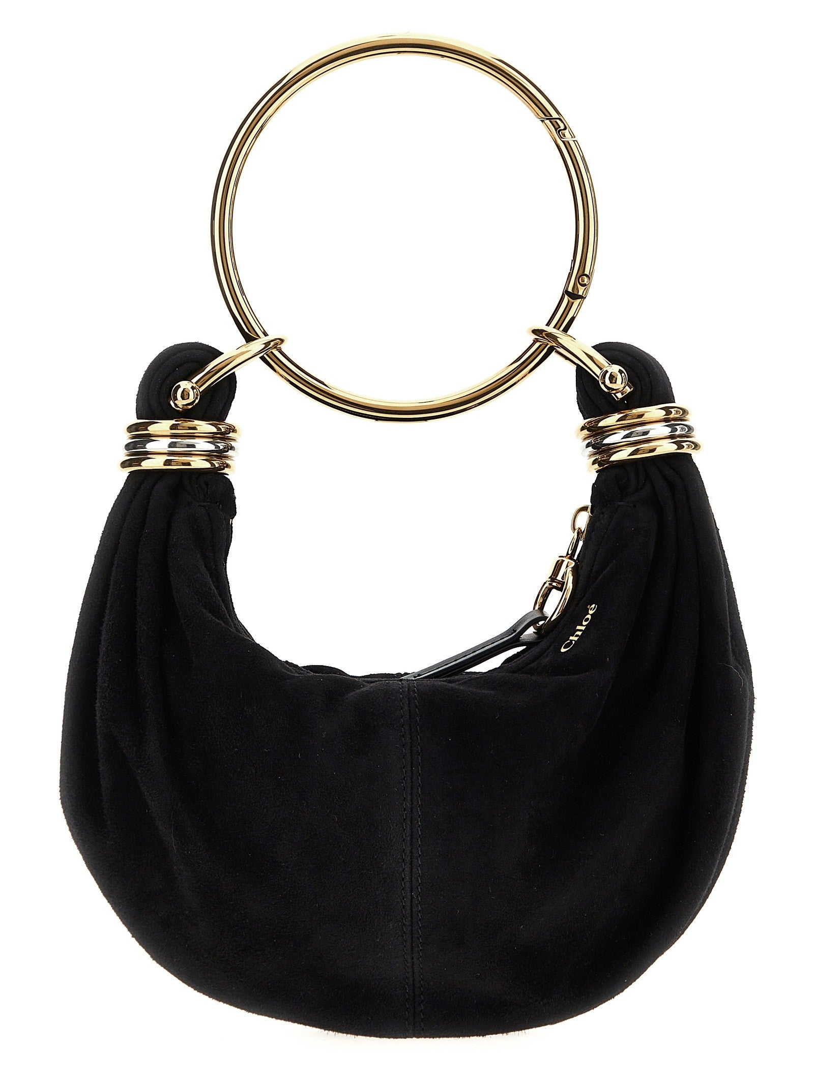 Chloé Bracelet Hobo Mini Handbag Black